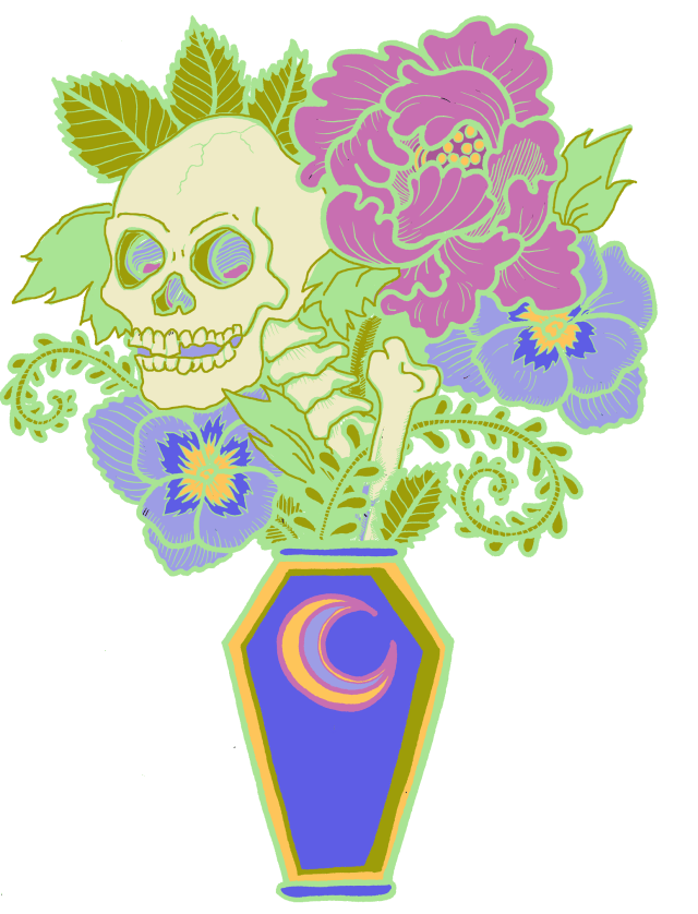 Coffin Bouquet colored version 1